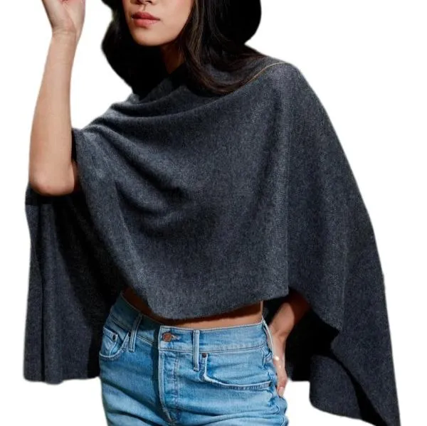 27 Miles Cashmere 3-way Poncho/Scarf  Various Colors