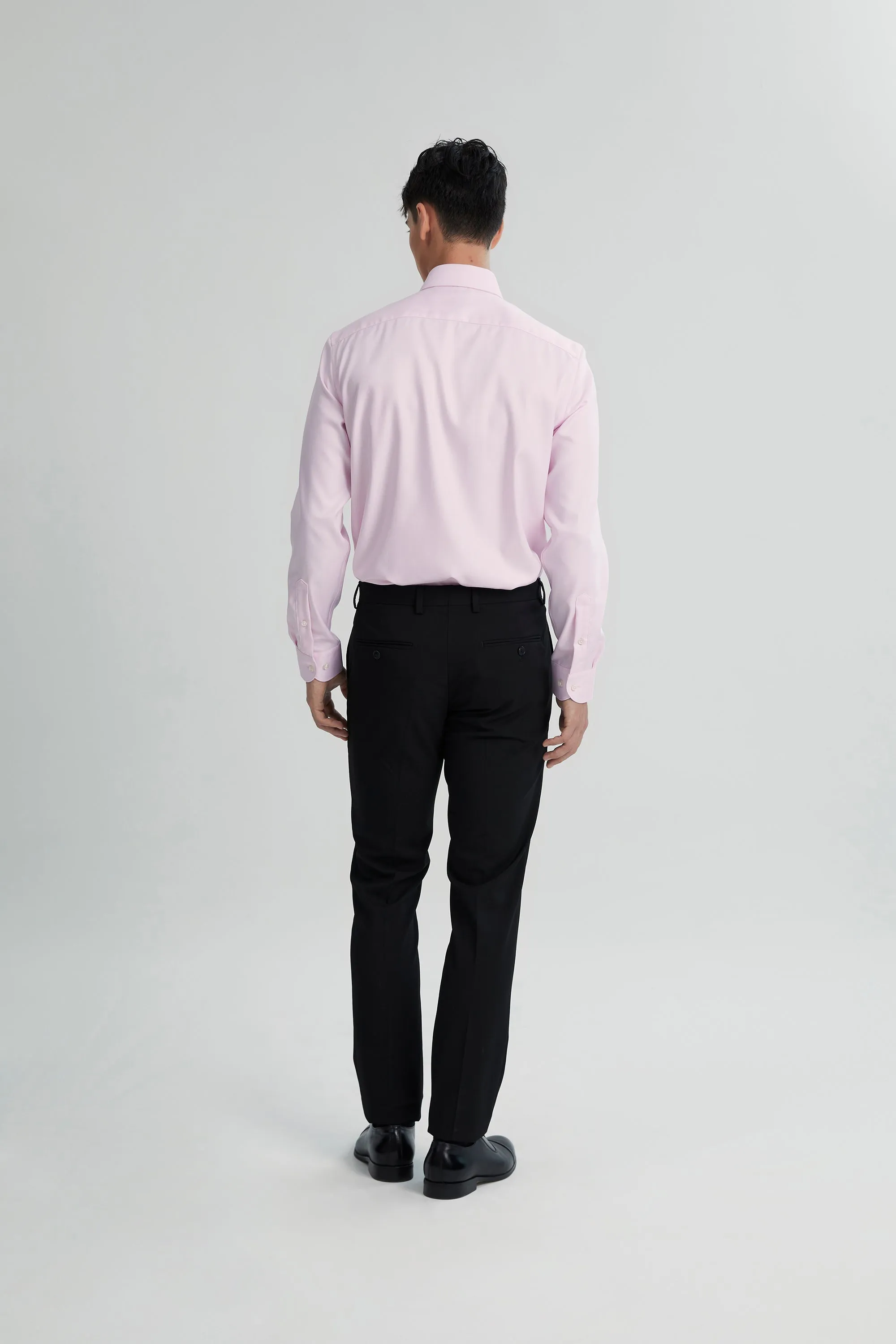 Alexander & Sons, Light Pink Twill, Long Sleeve Shirt