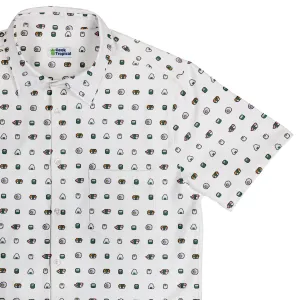 Anime Sushi Rolls Light Button Up Shirt