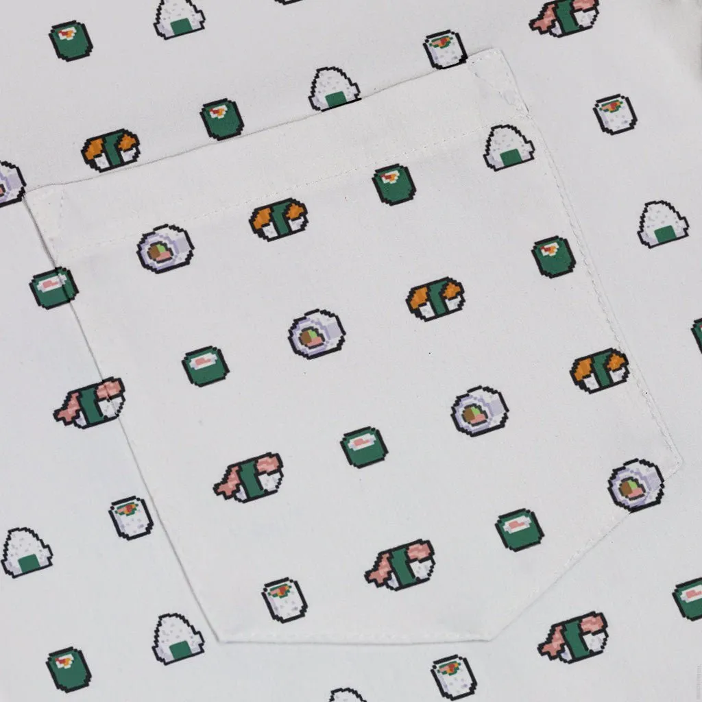 Anime Sushi Rolls Light Button Up Shirt