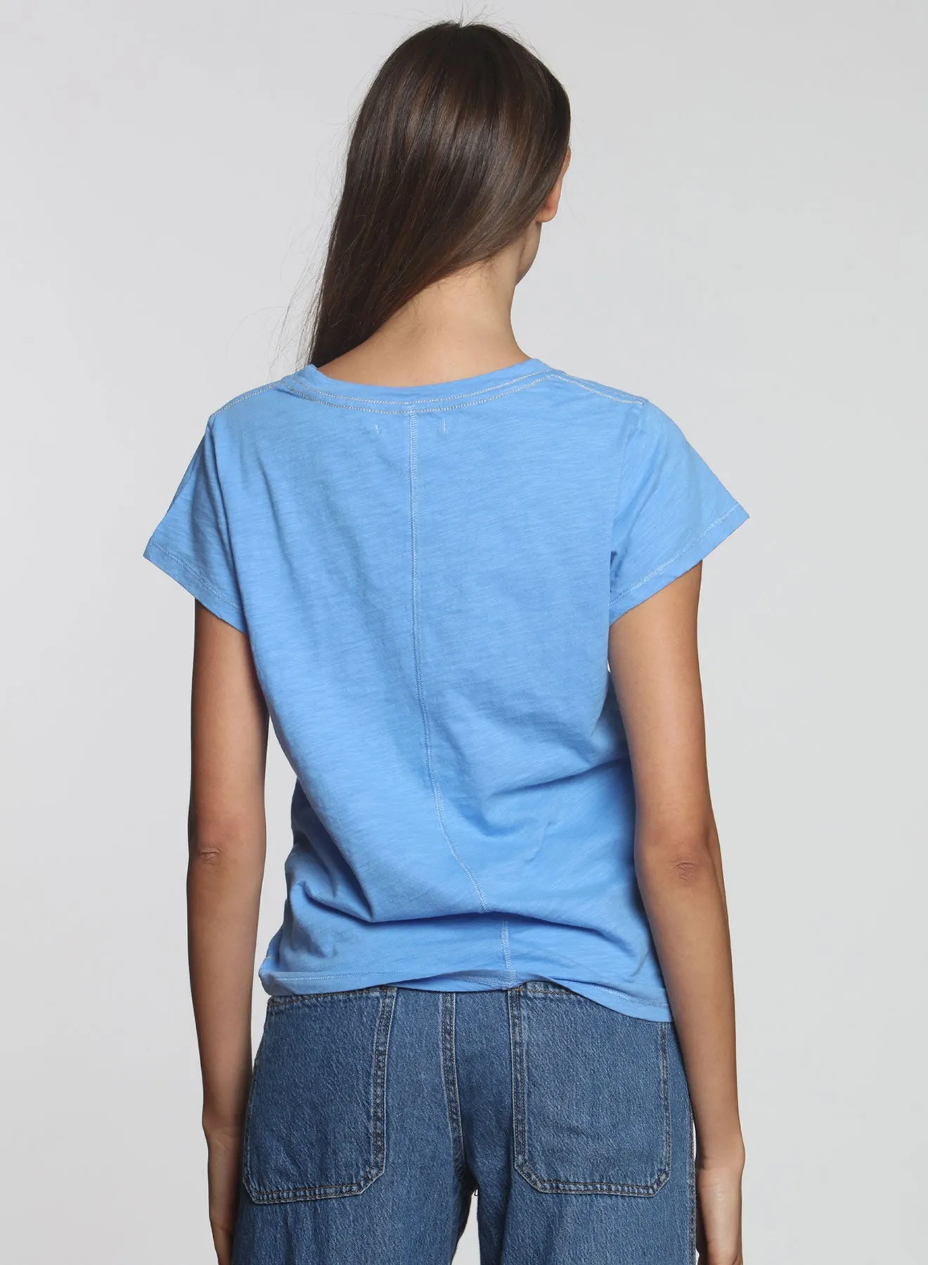 Ava Classic Tee - Bluebelle