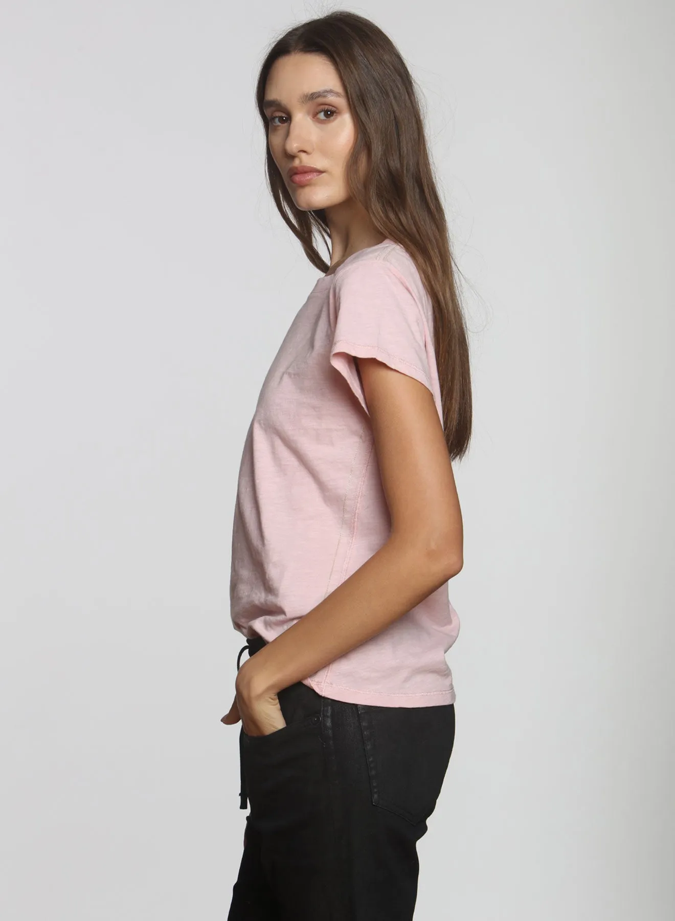 Ava Classic Tee - Blush