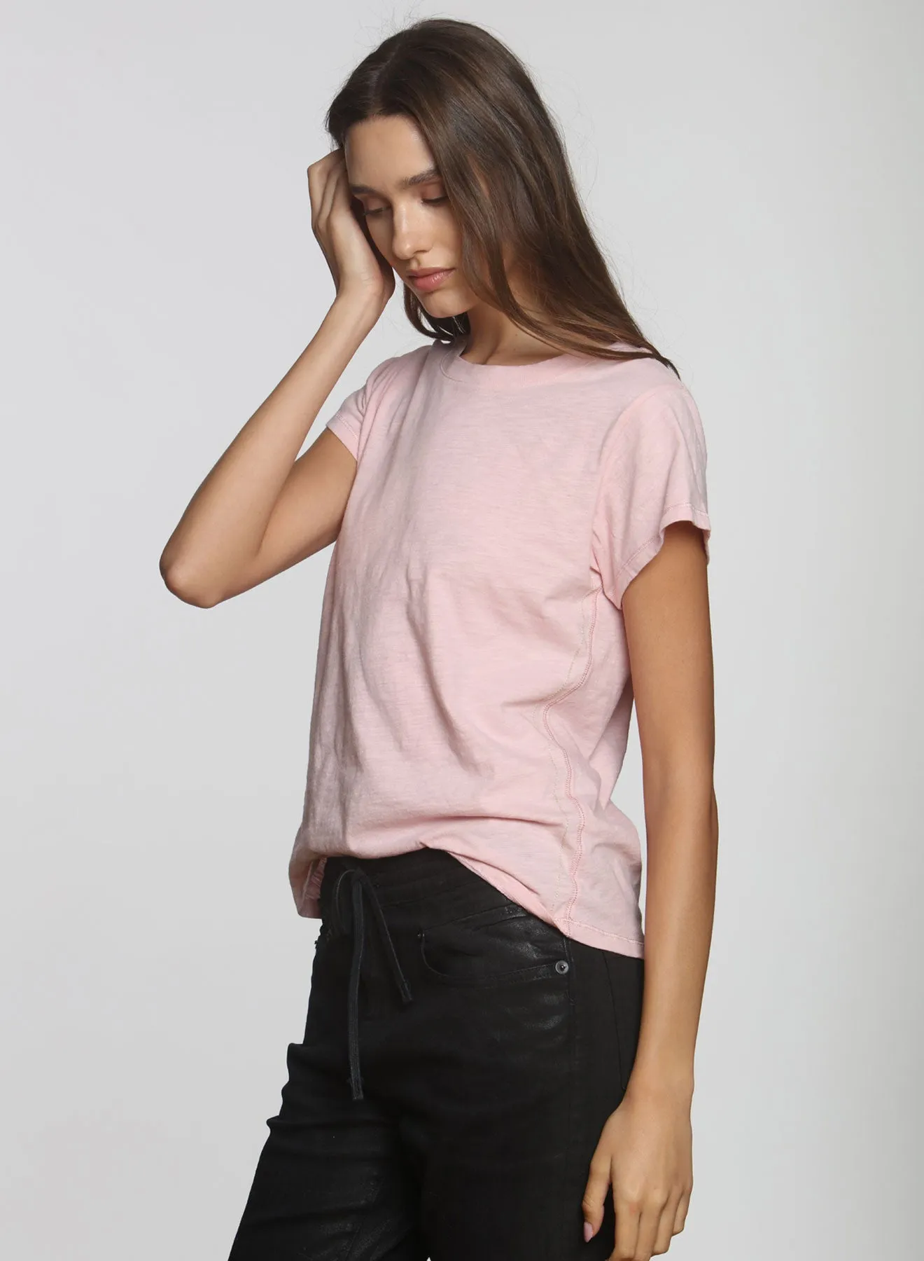 Ava Classic Tee - Blush