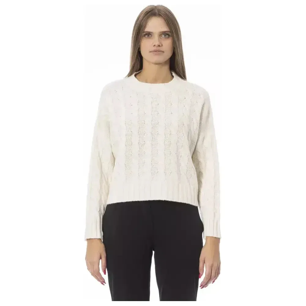 Baldinini Trend Beige Wool Women Sweater