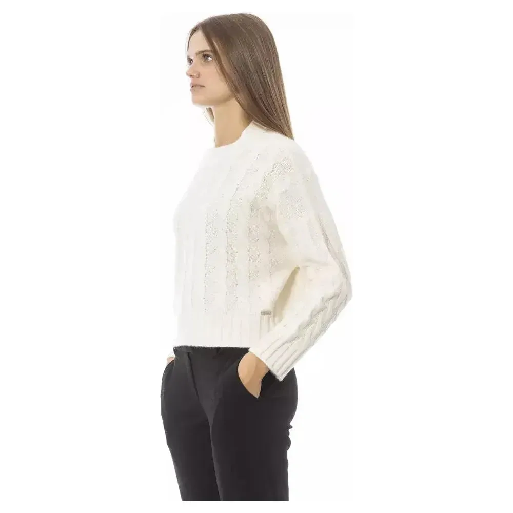 Baldinini Trend Beige Wool Women Sweater