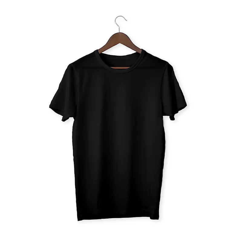 Black solid Unisex T-Shirt