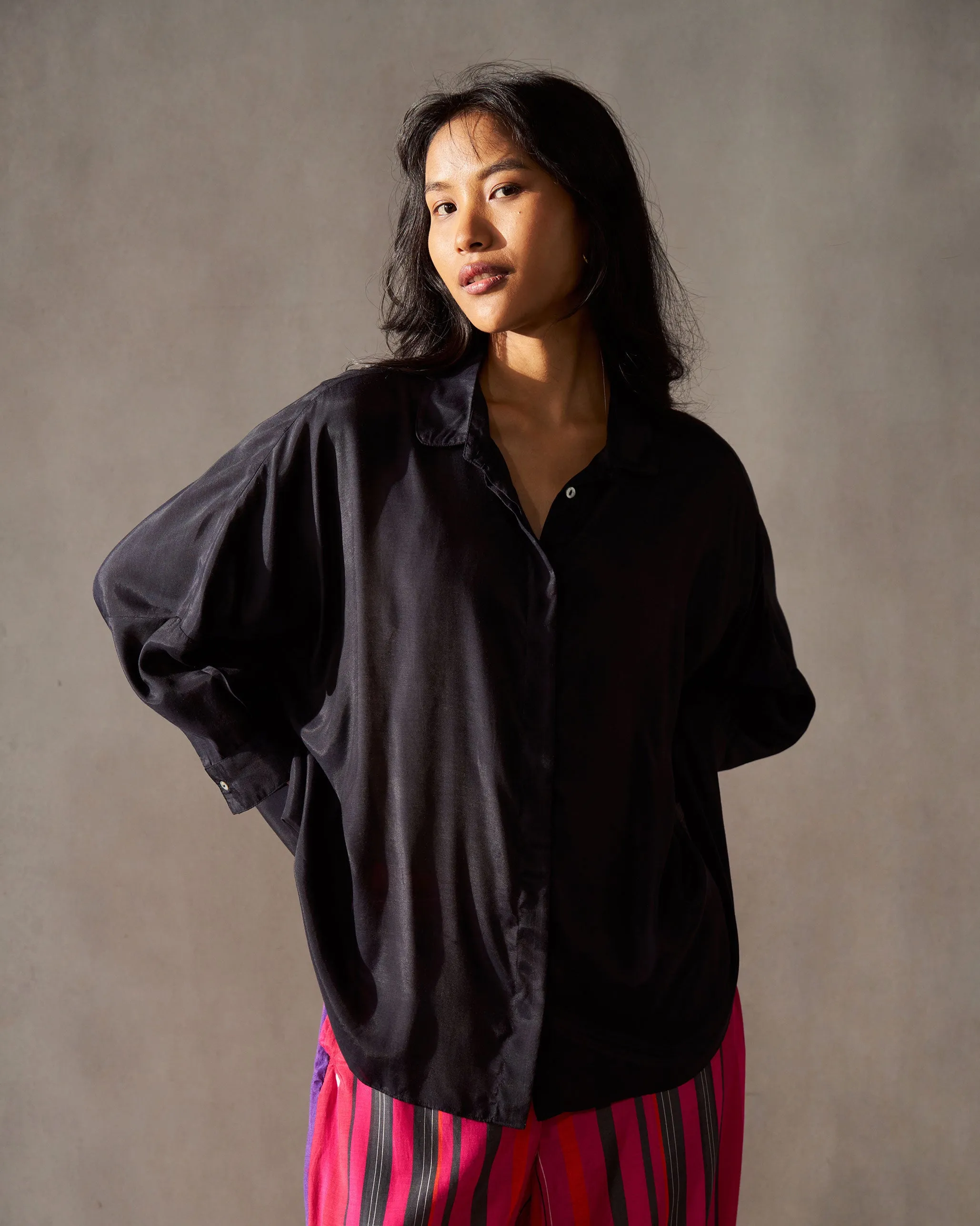 Boxy Shirt - Black