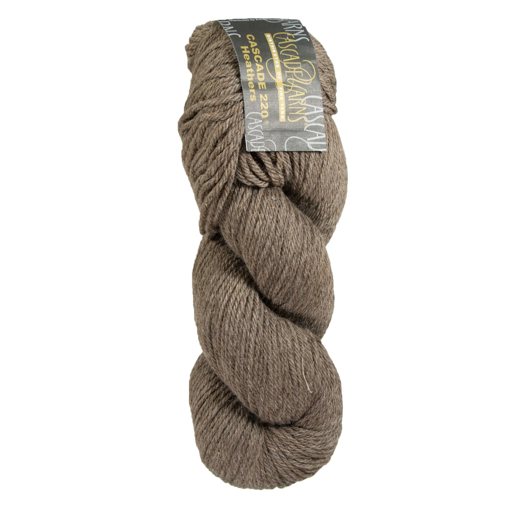 Cascade 220 Yarn - 8013 Heathered Brown