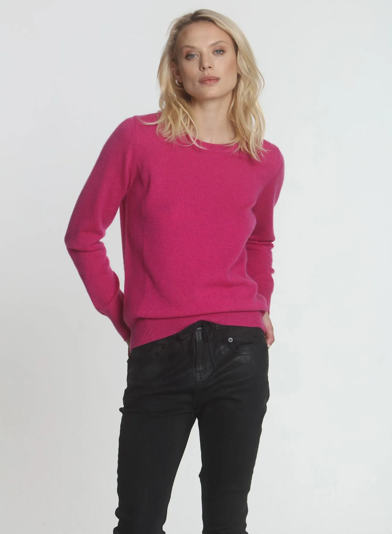 CORE Cashmere Crew - Magenta