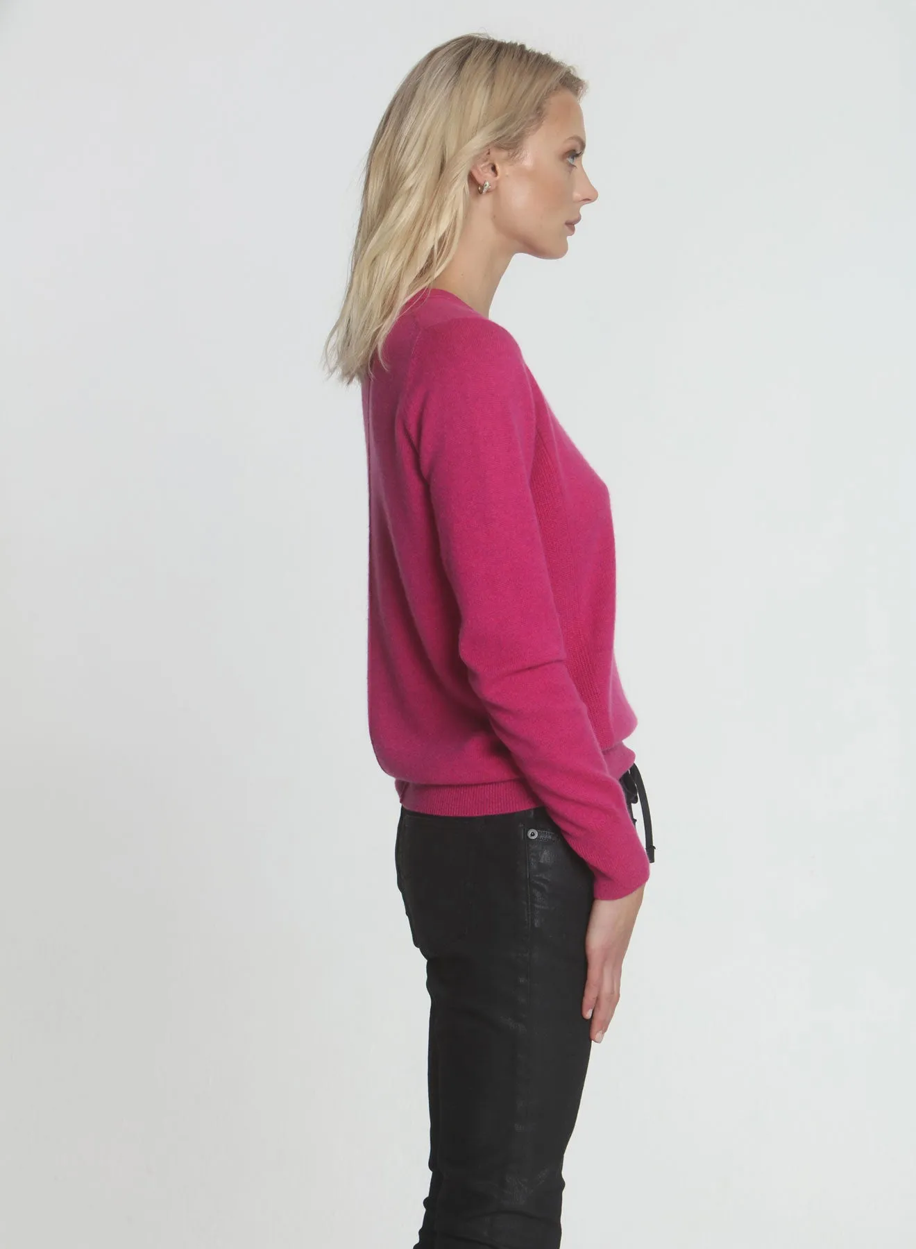 CORE Cashmere Crew - Magenta