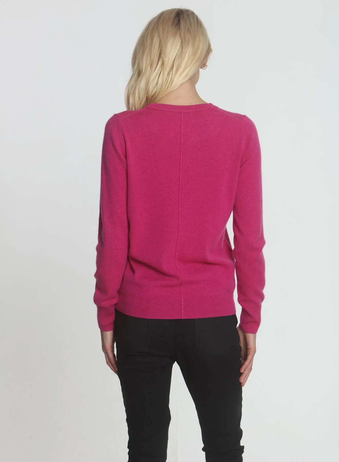 CORE Cashmere Crew - Magenta