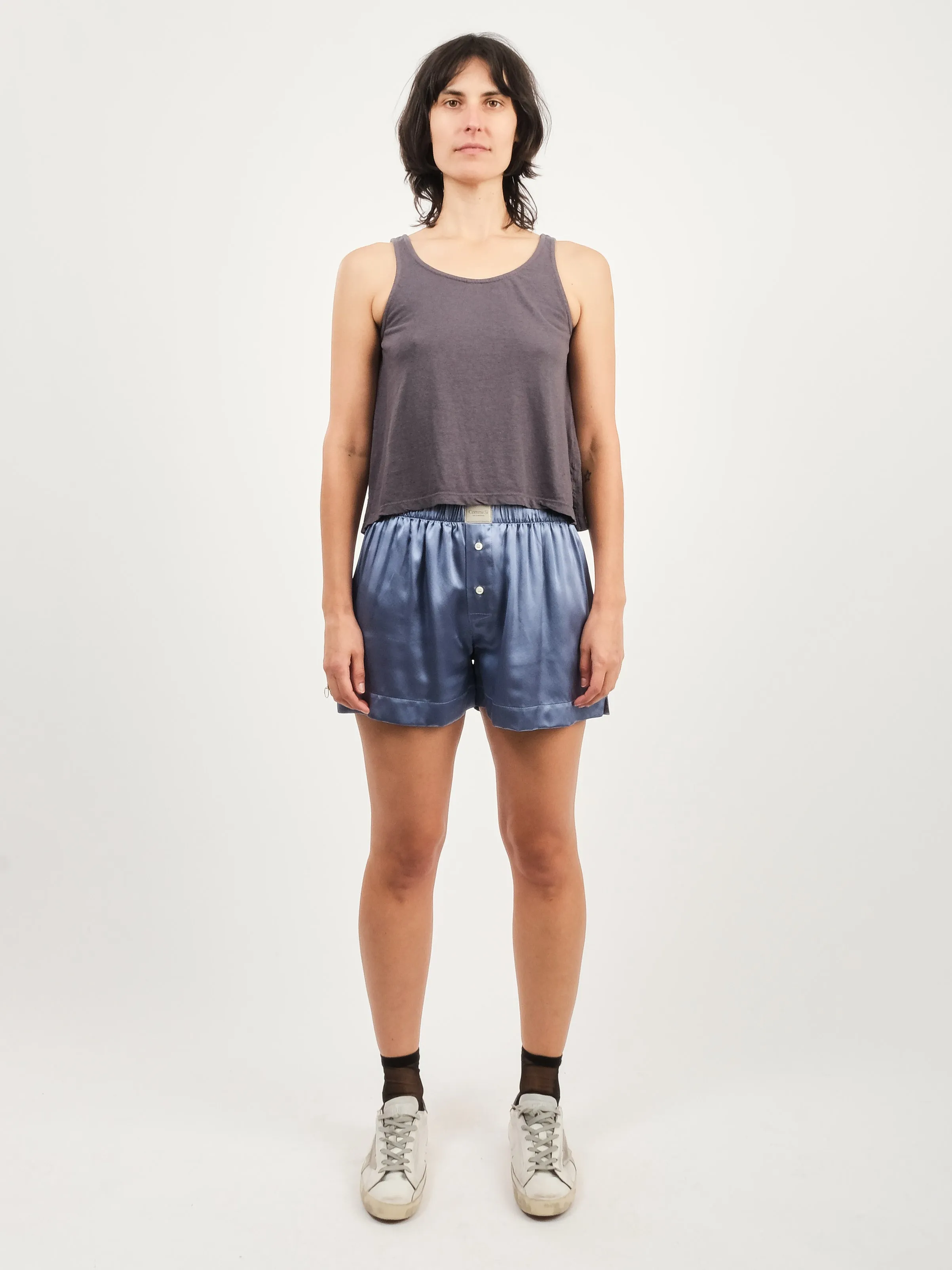 Diesel Grey Cropped Tank