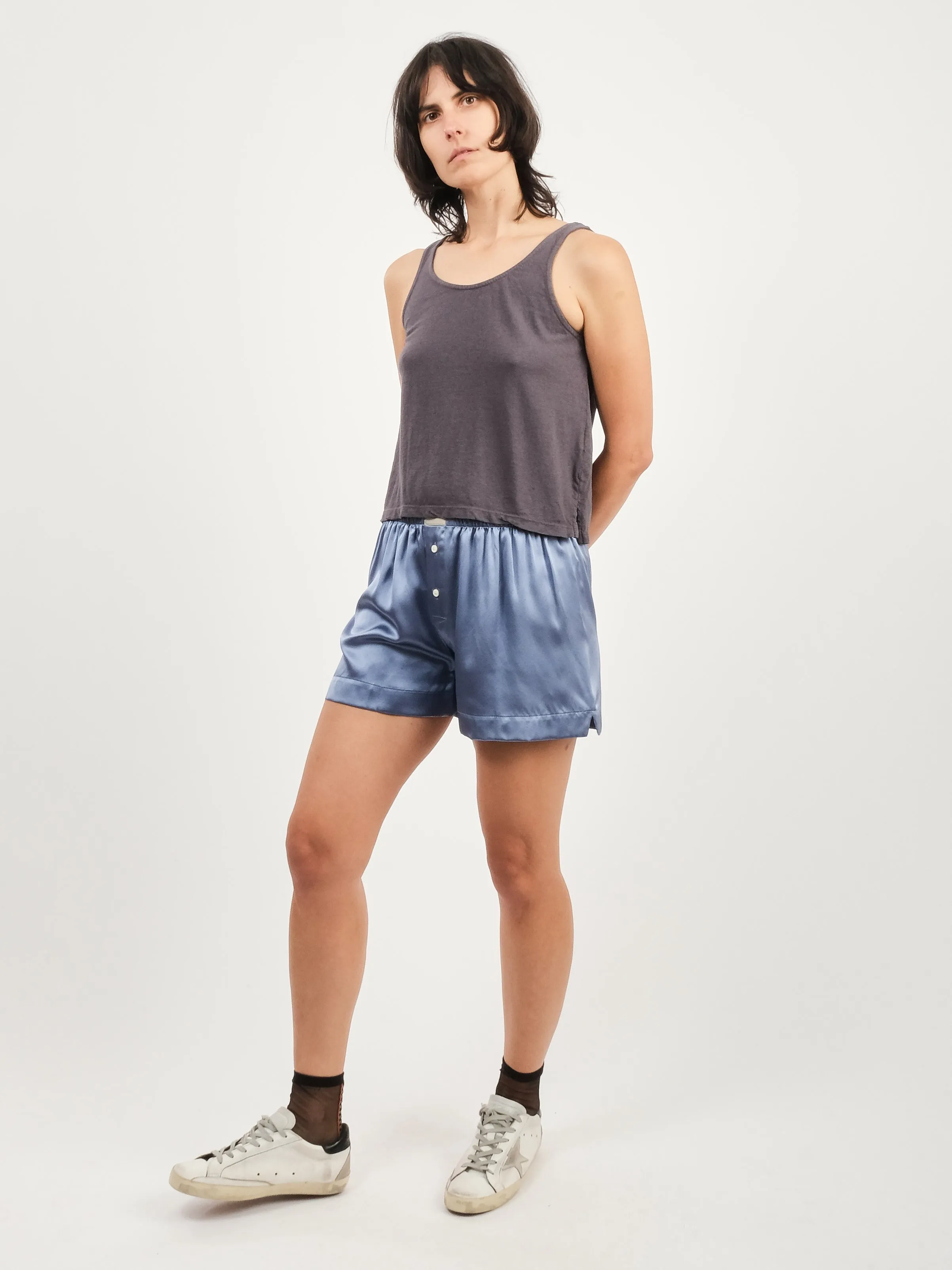 Diesel Grey Cropped Tank