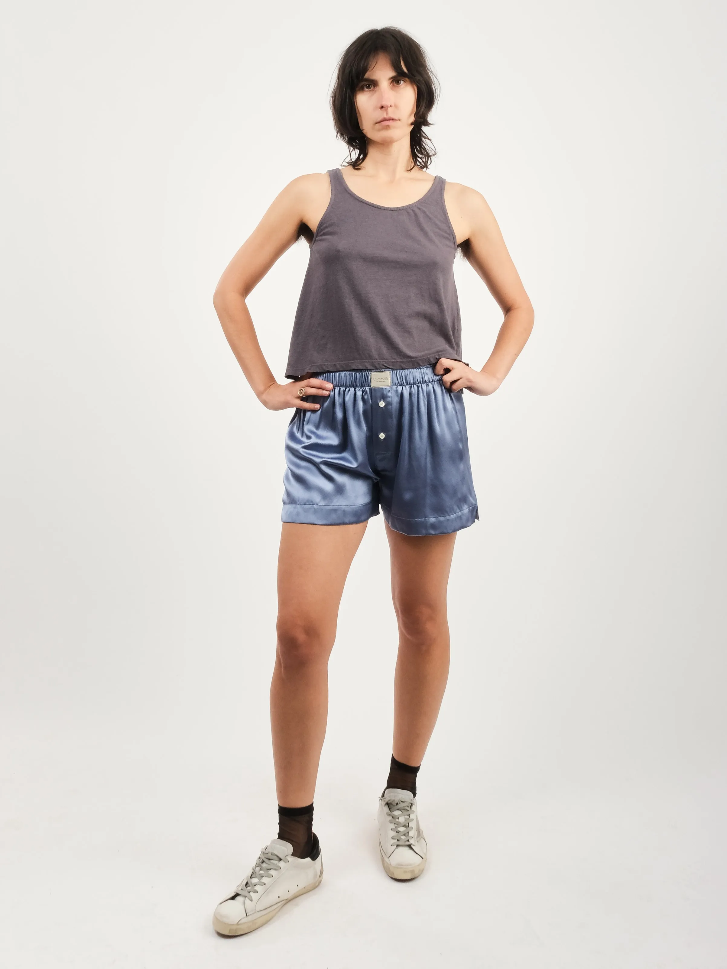 Diesel Grey Cropped Tank