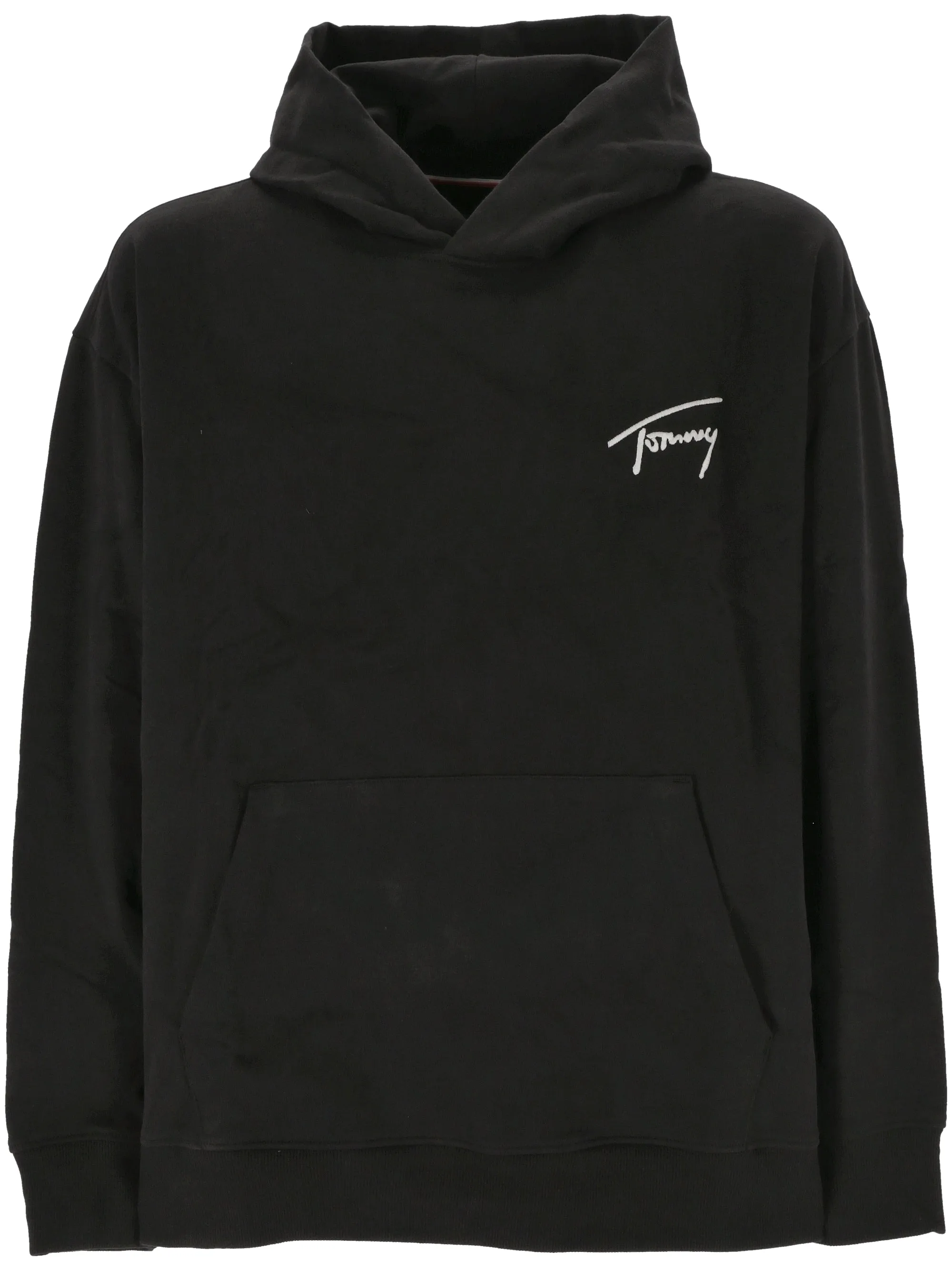 Embroidered Logo Cotton Blend Hoodie