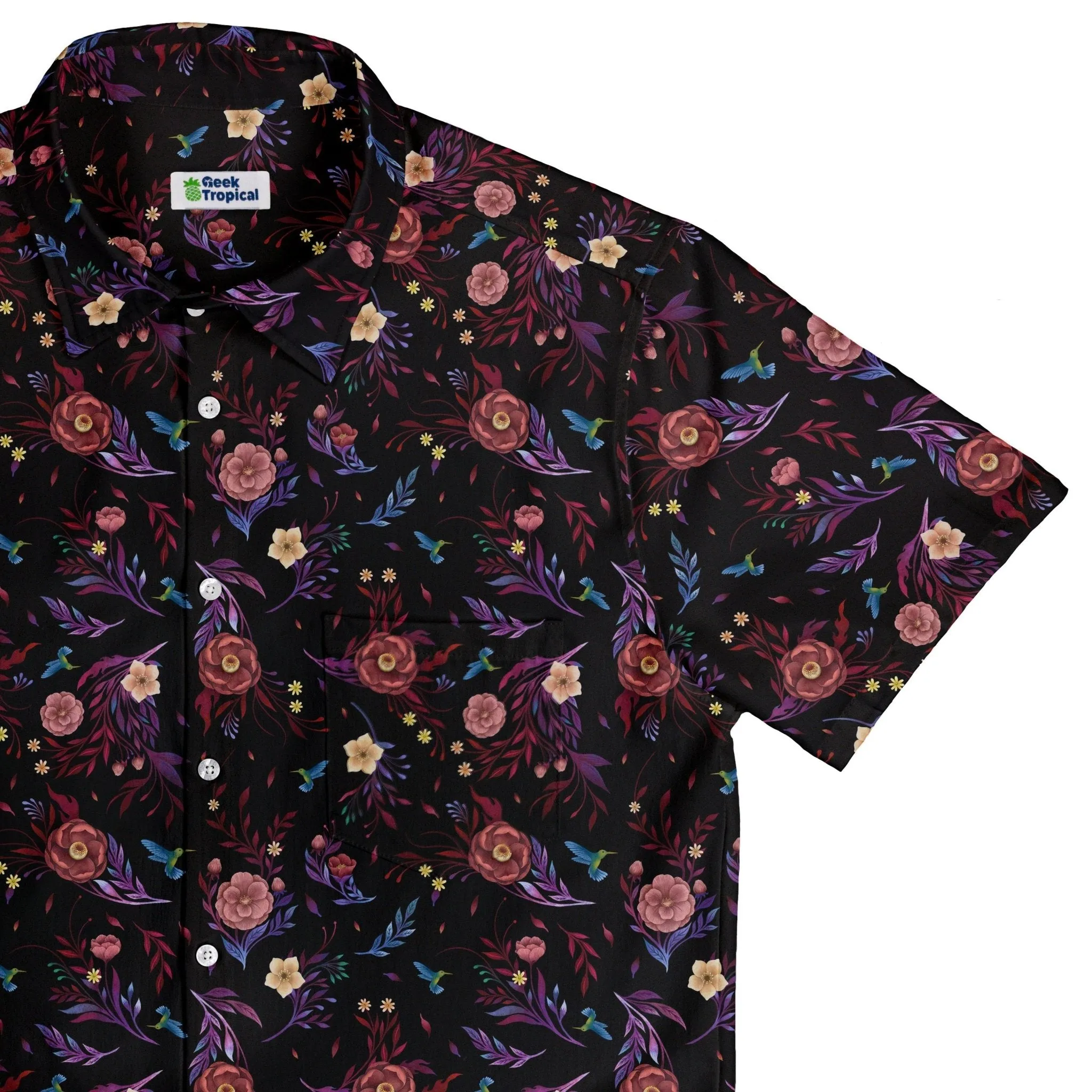 Episodic Camellia Bloom Button Up Shirt