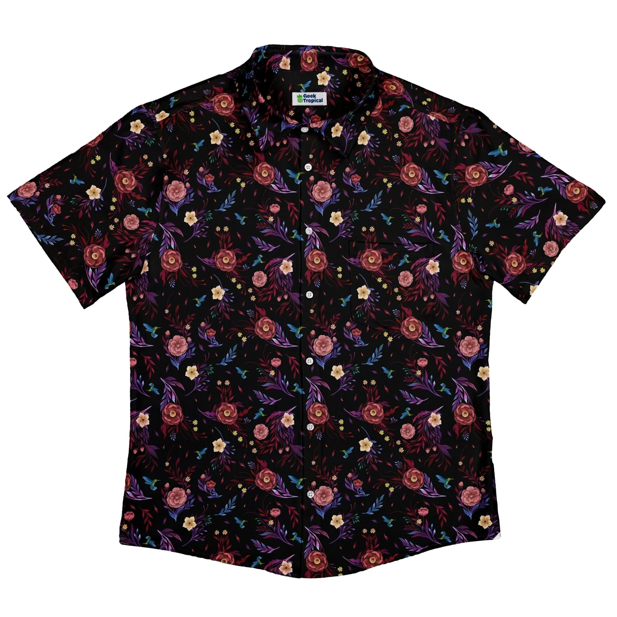 Episodic Camellia Bloom Button Up Shirt