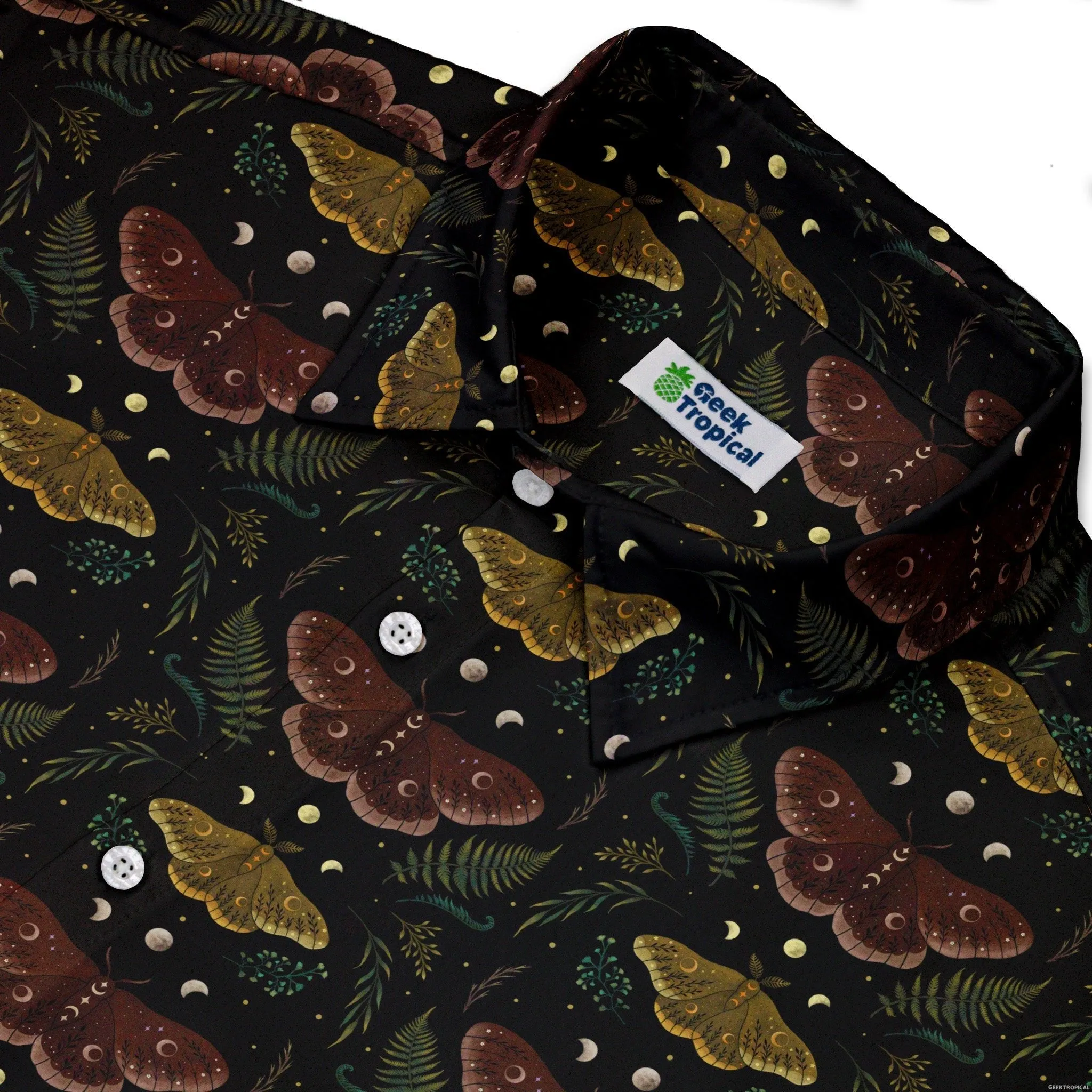 Episodic Moth Fall Button Up Shirt