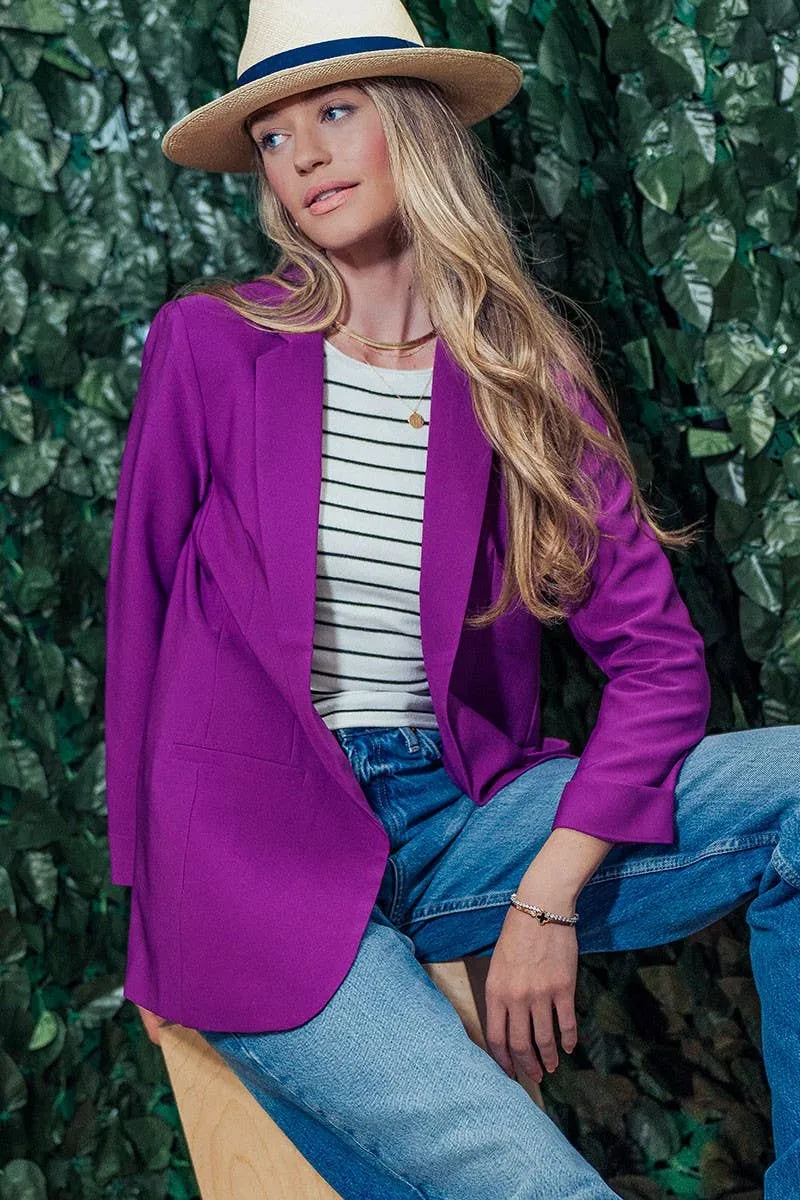 Fuschia Blazer