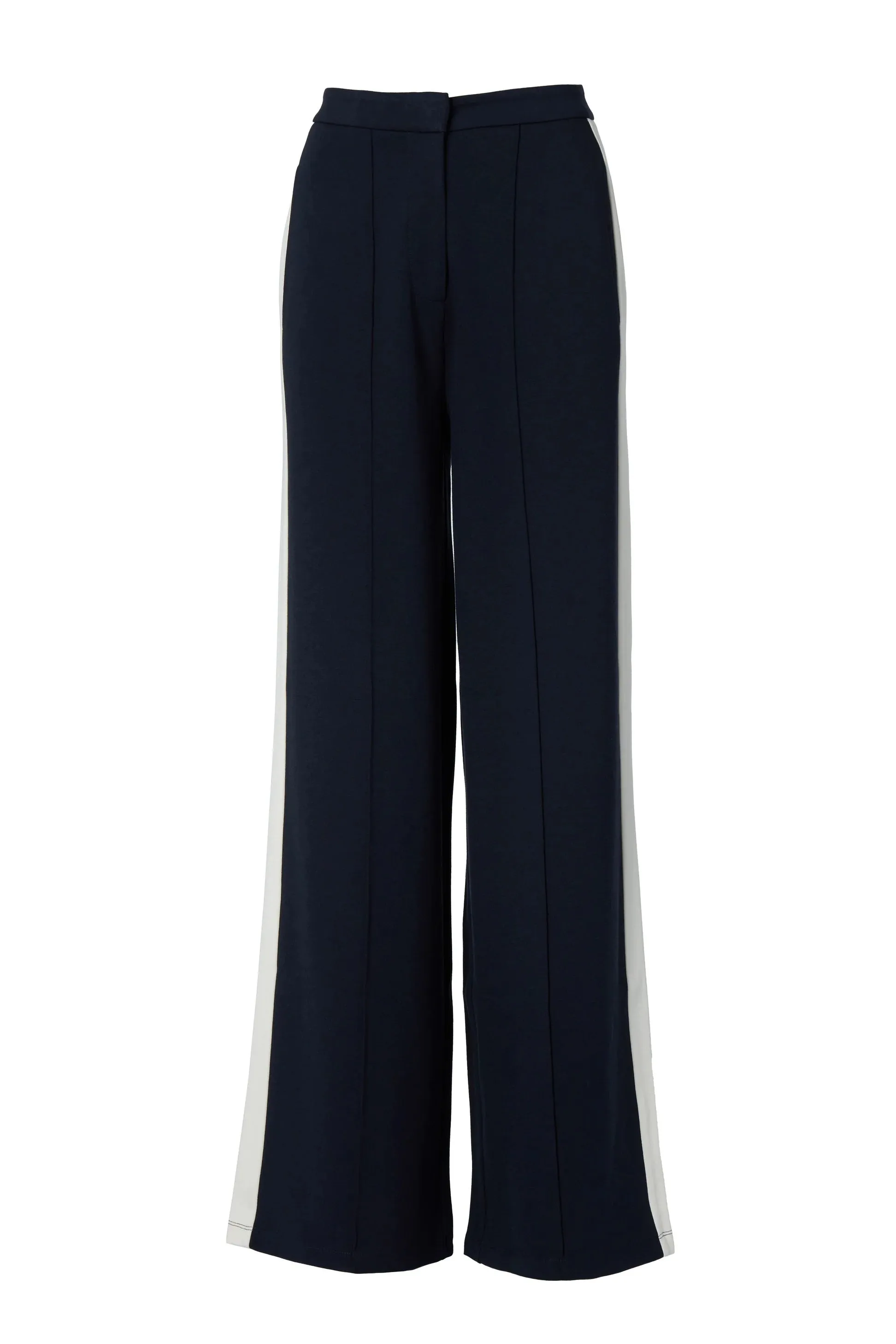 Holland Cooper Wide Leg Pant in Ink Navy