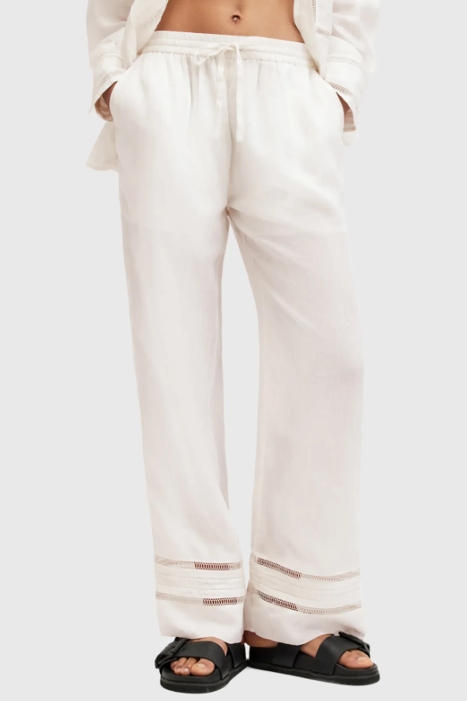 Jade Linen Trousers