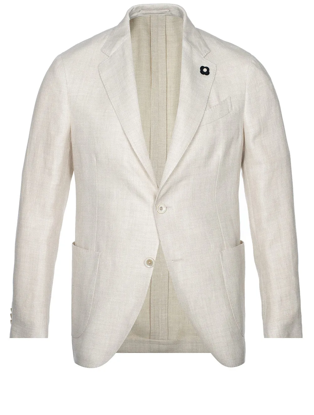 Linen Mix Sport Jacket Cream