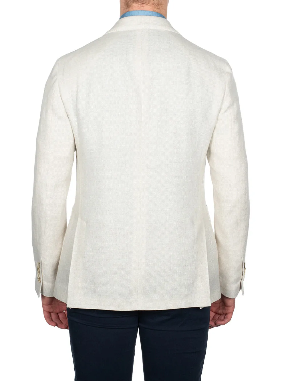 Linen Mix Sport Jacket Cream