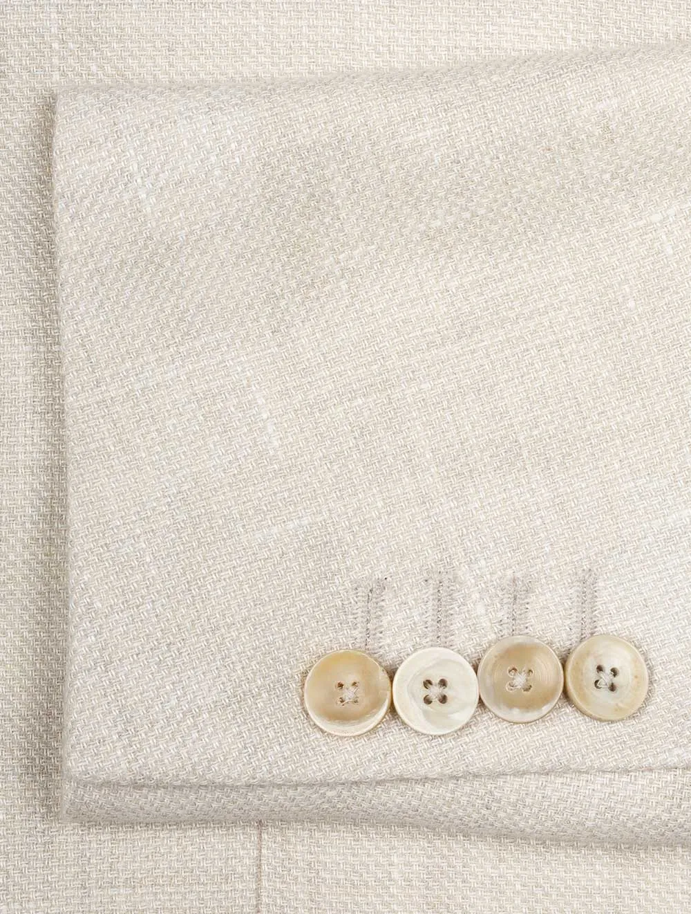 Linen Mix Sport Jacket Cream