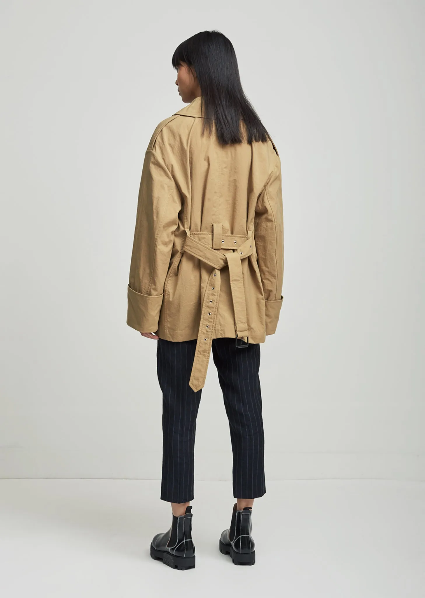 Lorenzo Short Trench Coat