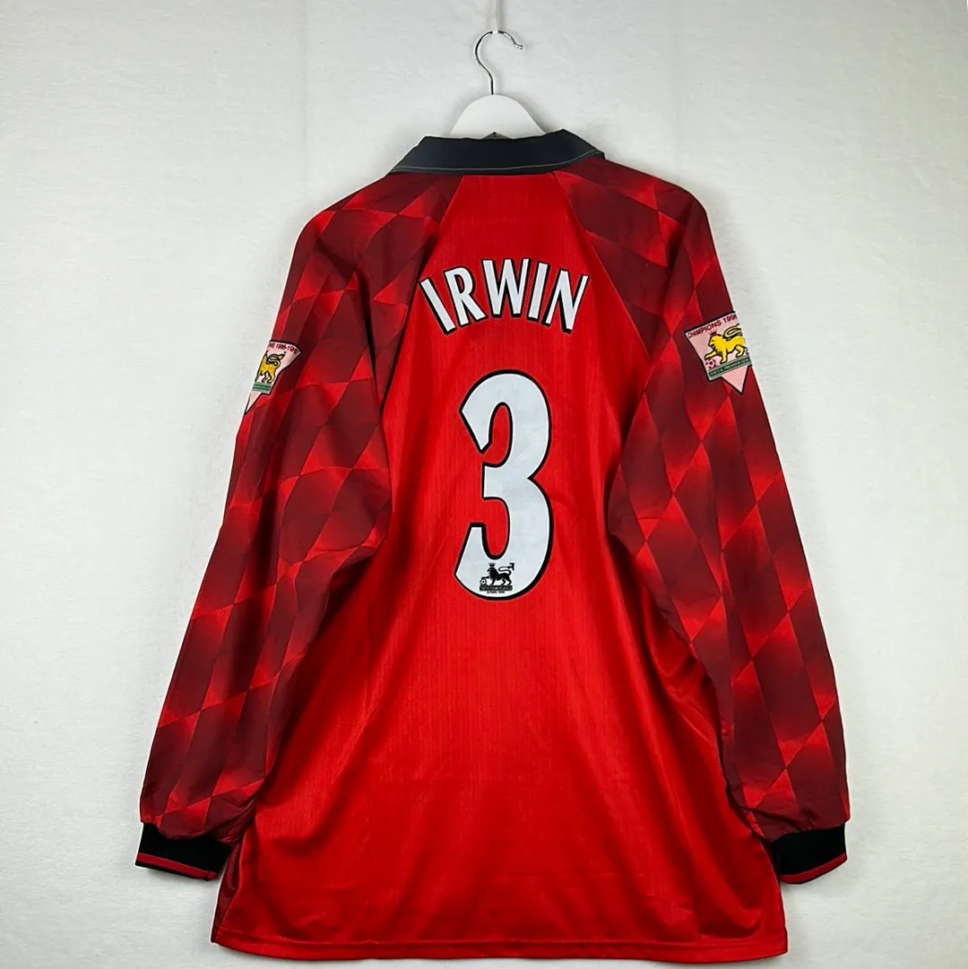 Manchester United 1997/1998 Player Issue Shirt - Irwin 3