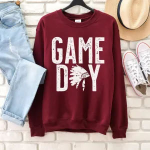 Maroon Game Day Graphic Sweatshirts