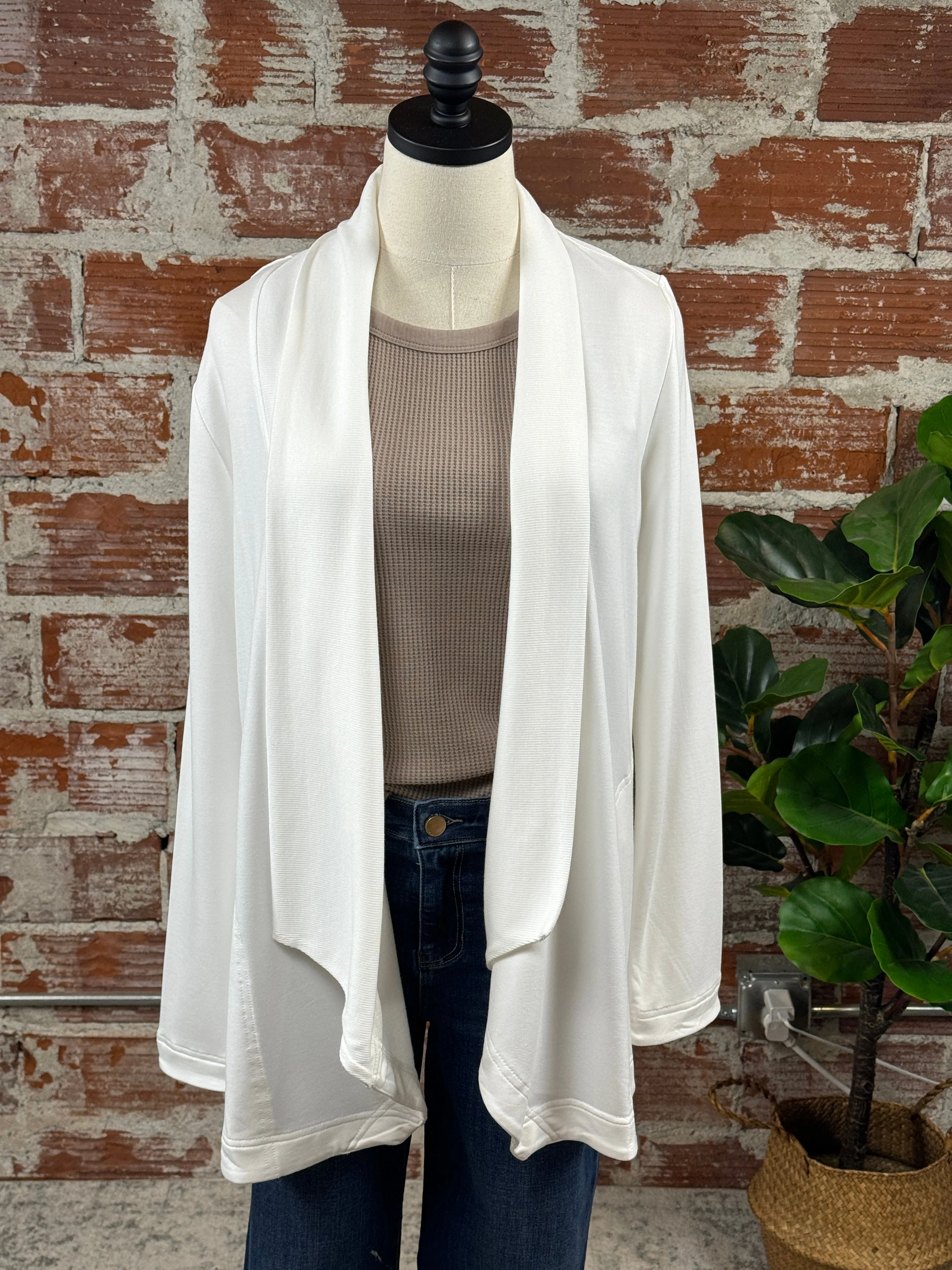 Matty M Colleen Cardigan in White