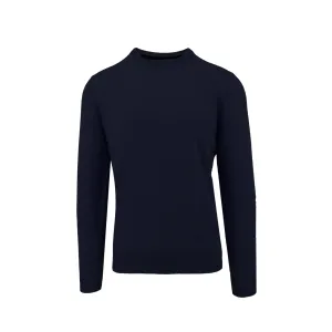 Navy Crewneck Cashmere Sweater