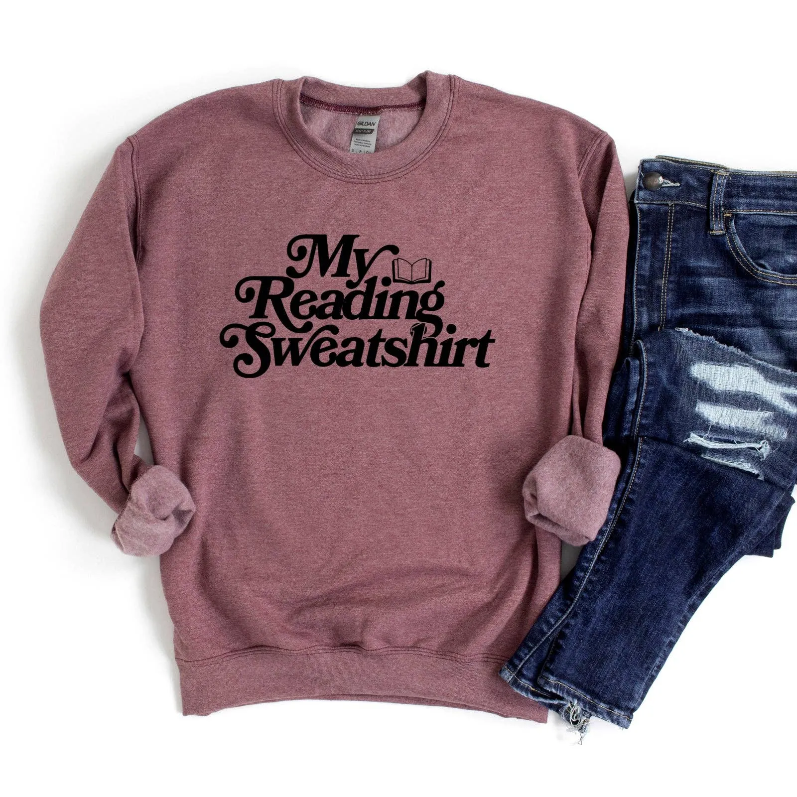 Olive And Ivory Wholesale - My Reading Sweatshirt | Sweatshirt