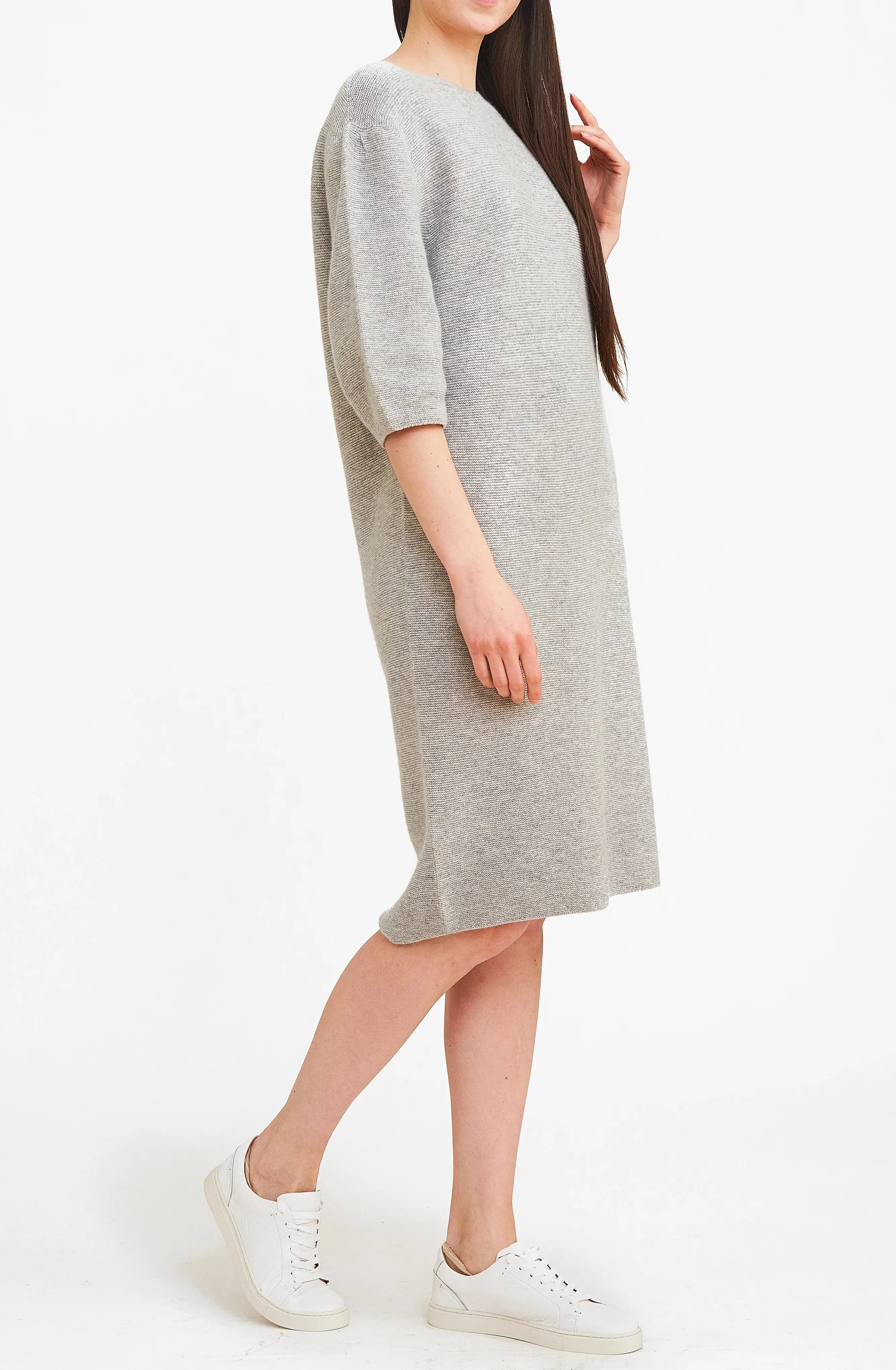 On-the-go Sweater Dress - Grey