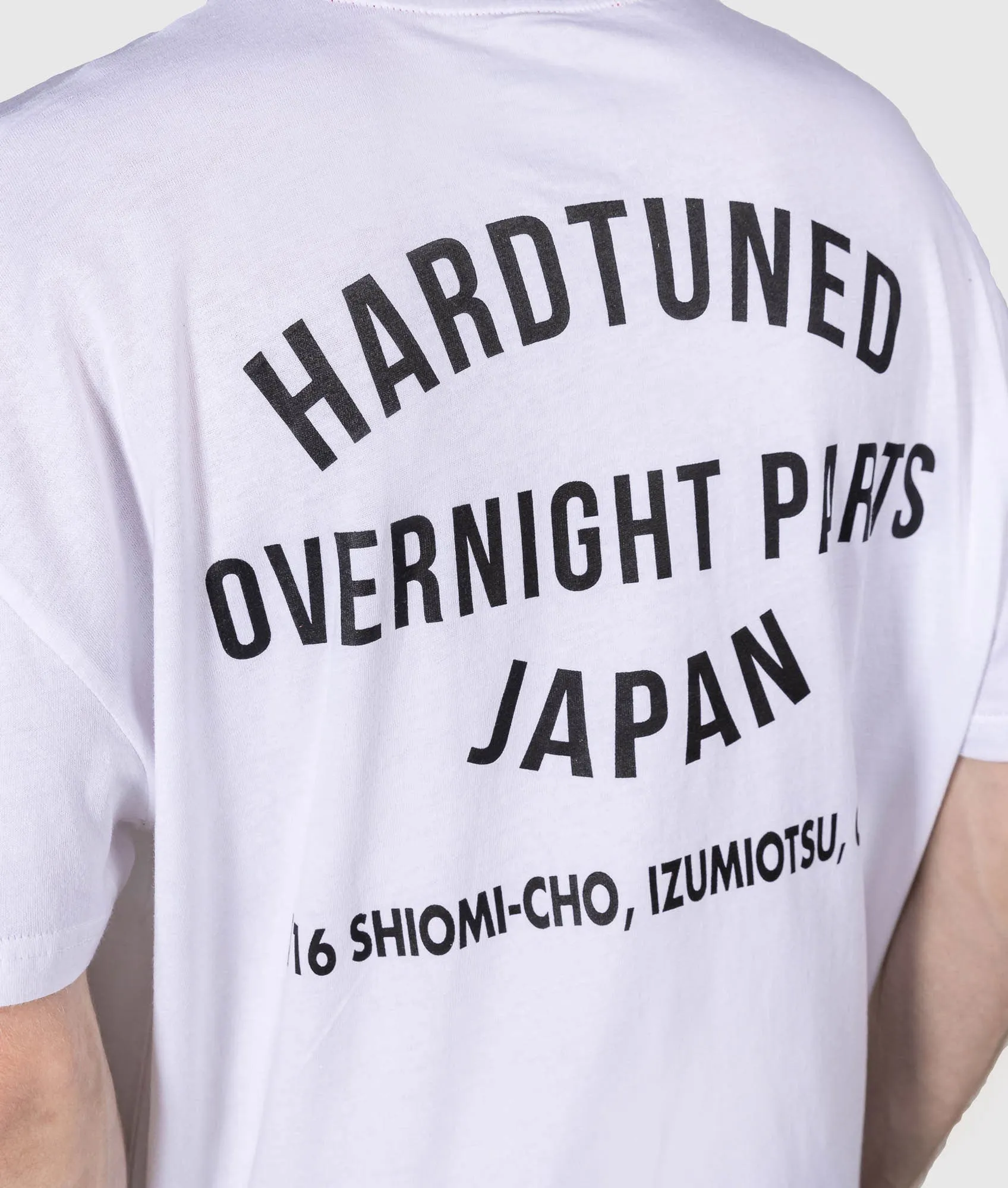 Oversized Overnight Parts Tee - White