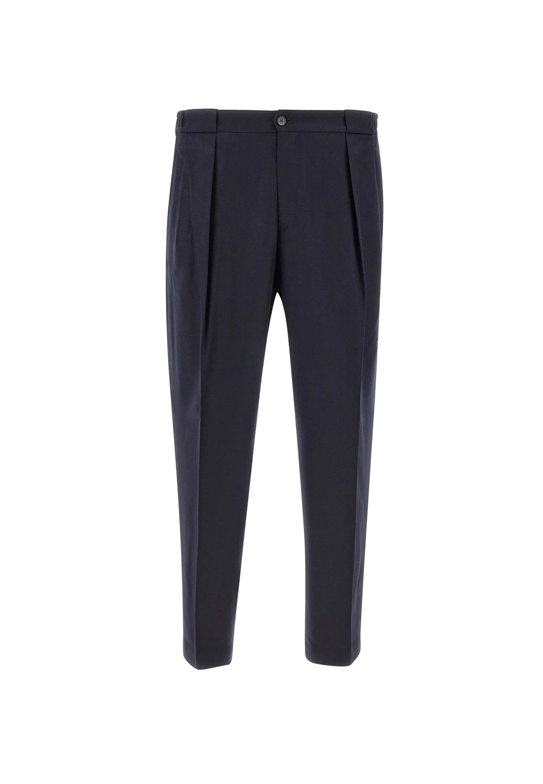 PortobelloS Navy Wool Trousers