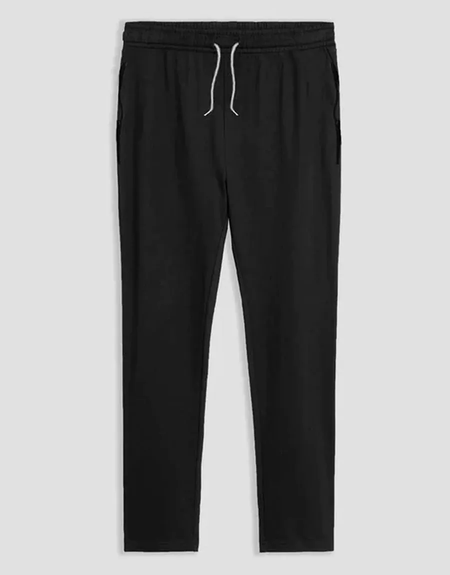 RZA Mens Super Soft Stripped Summer Trouser - BLACK