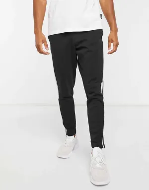 RZA Mens Super Soft Stripped Summer Trouser - BLACK