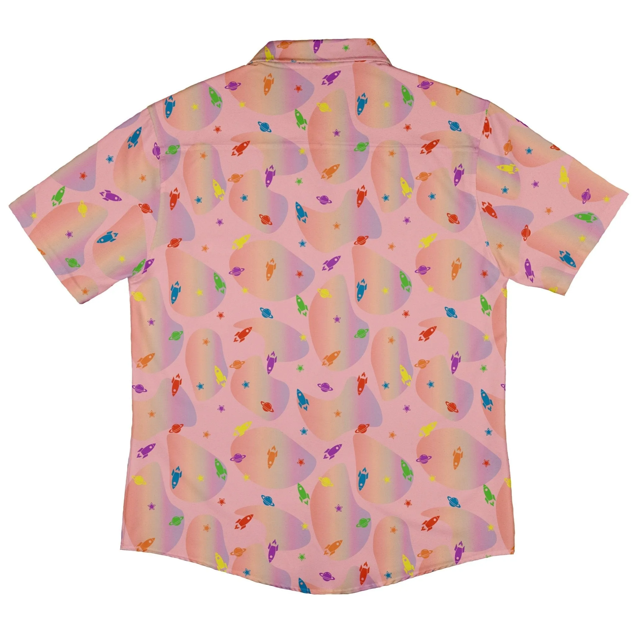 Space Pride Pink Button Up Shirt