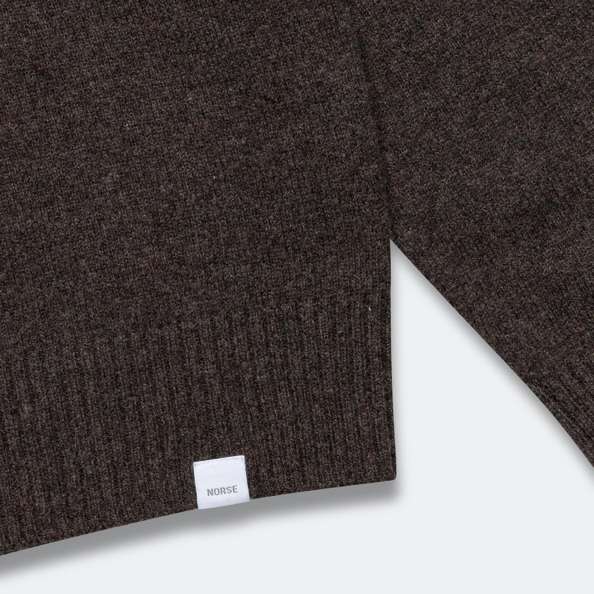 Standard Merino Lambswool Polo - Heathland Brown