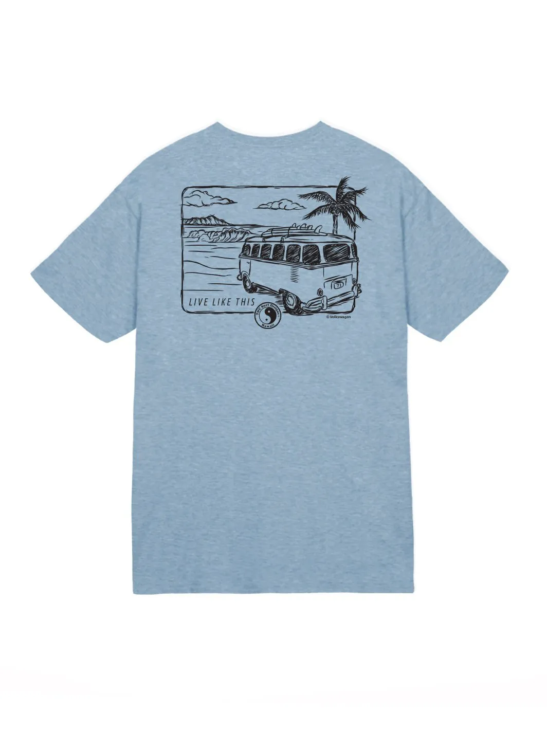 T&C Surf Bus Sketch Rectangle Volkswagen Jersey Tee