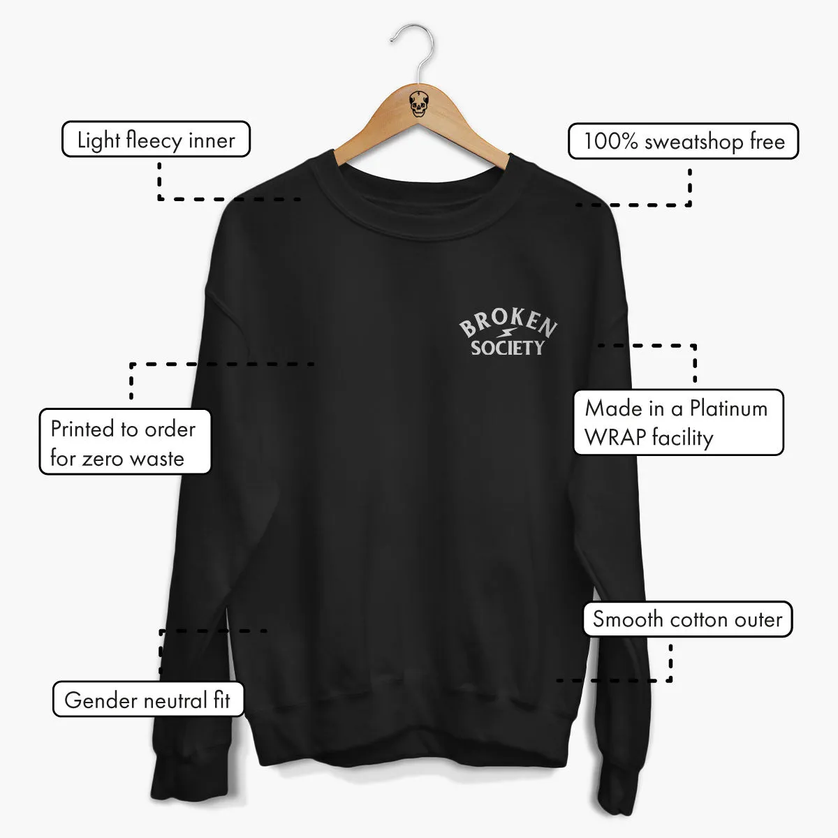 Thick Thighs Spooky Vibes Sweatshirt (Unisex)