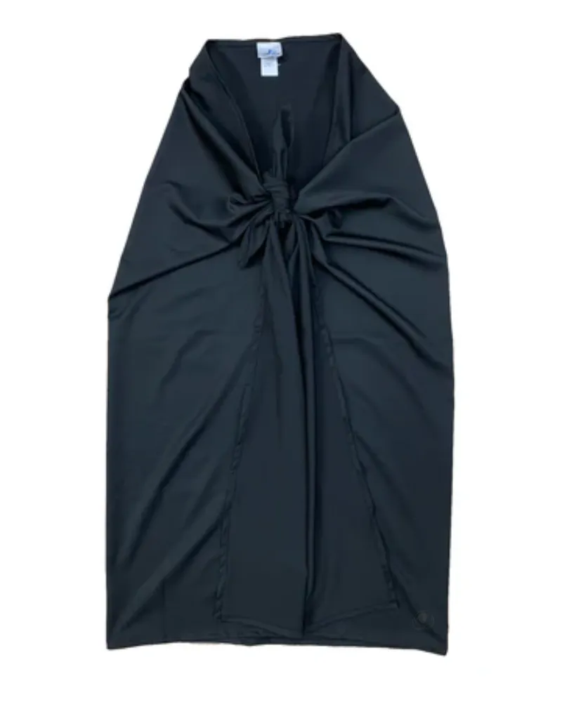 Undercover Waterwear Black Non Stretch Front Tie Wrap Skirt