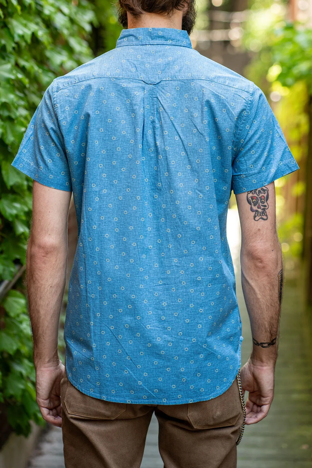 Wythe Outfield Print Short Sleeve - Team Blue